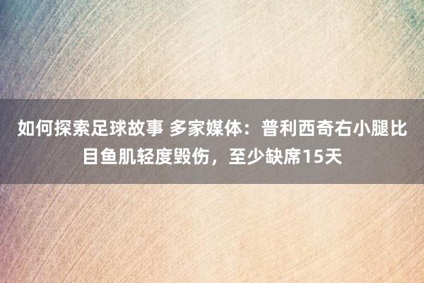 如何探索足球故事 多家媒体：普利西奇右小腿比目鱼肌轻度毁伤，至少缺席15天