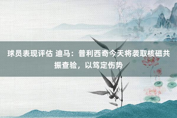 球员表现评估 迪马：普利西奇今天将袭取核磁共振查验，以笃定伤势