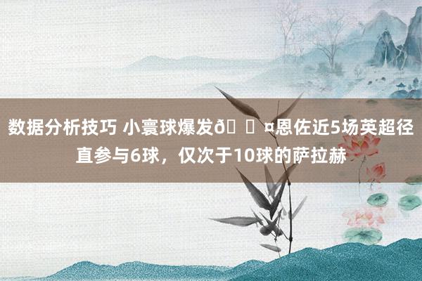 数据分析技巧 小寰球爆发😤恩佐近5场英超径直参与6球，仅次于10球的萨拉赫